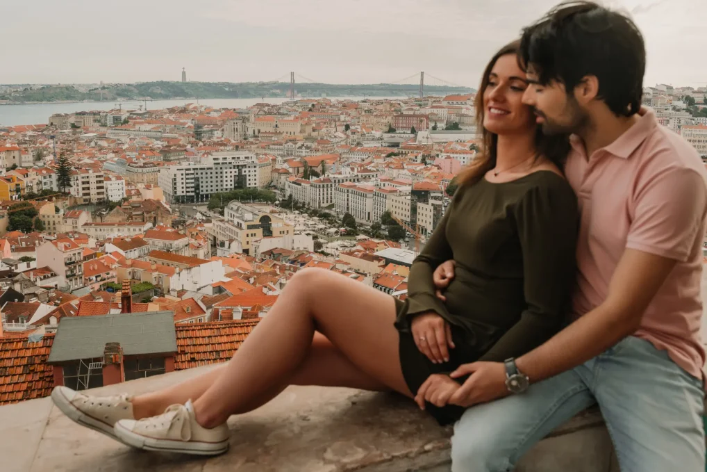 Sessão de Casal Lisboa Miradouro da Graça